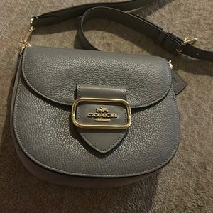COACH crossbody purse grey